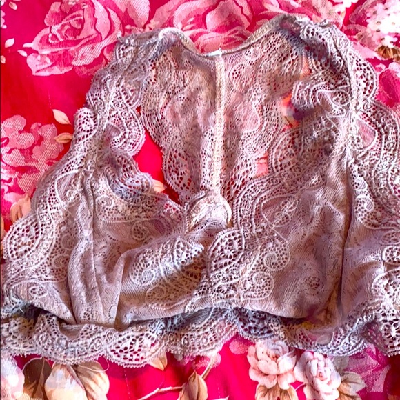 Lace Halter Bralette - Picture 2 of 4